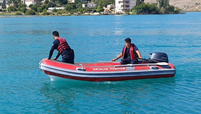 Antalya Manavgat’ta 16 yaşındaki Özgür Günel, yeğeninin baraj gölüne düşen