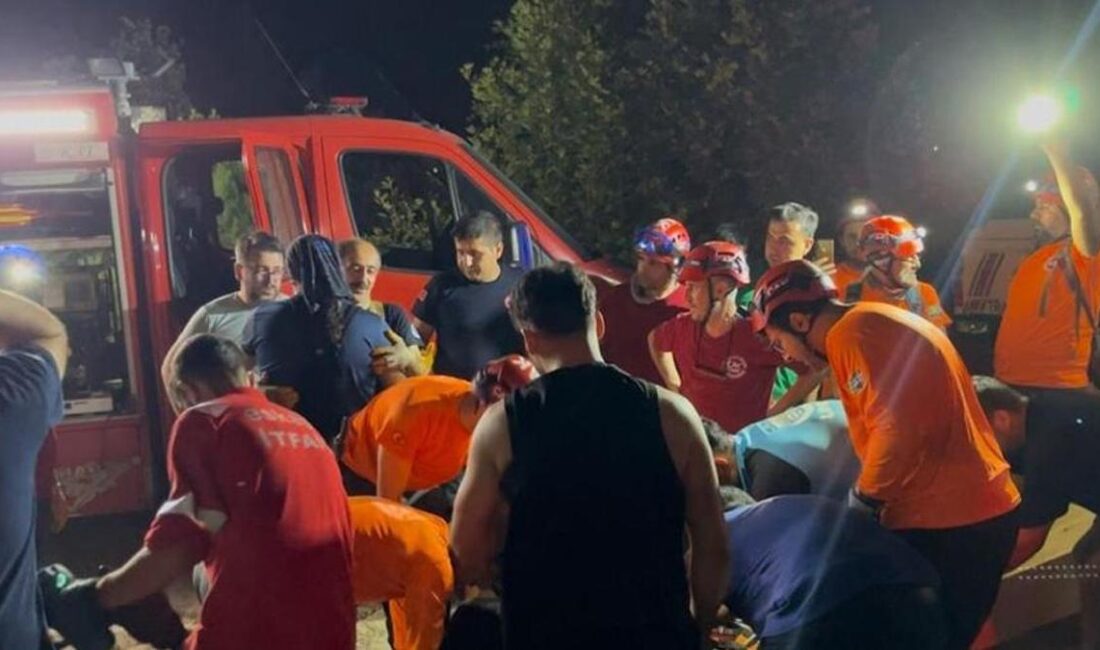 Bursa'nın Kestel ilçesindeki orman yangınına müdahaleye giden su tankerinin devrilmesi