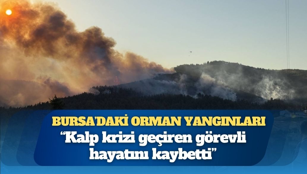 Bursa'nın Orhaneli ilçesindeki orman yangınına kahramanca müdahale eden Bursa itfaiye
