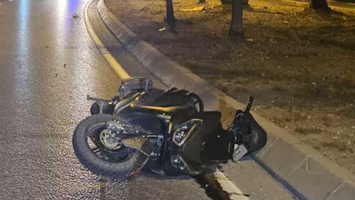 Ömer Faruk Nas, Adana Seyhan’da Öğretmenler Bulvarı’nda devrilen motosiklette 20