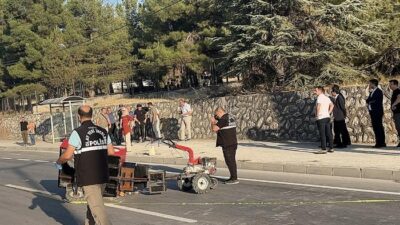 Burdur’da 06 DMV 897 plakalı araç, tarım aracından savrulan Recep