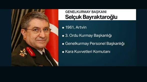 2025 YAŞ kararlarıyla Kara Kuvvetleri Komutanı Orgeneral Selçuk Bayraktaroğlu, Genelkurmay