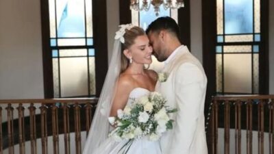 Düğün sonrası kısa bir mola veren Eda Erol, tropik adada