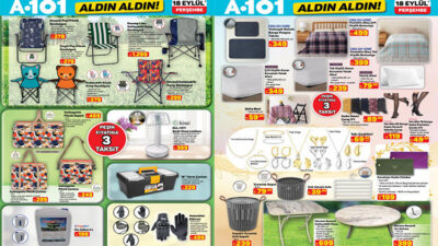 A101 9 Ekim 2025 kataloğu “Aldın Aldın” fırsatlarıyla geldi. Bu
