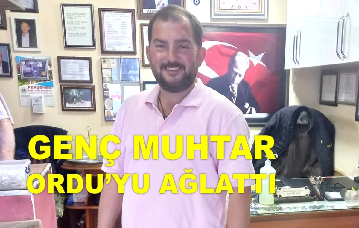 Resul Yılmaz kalp krizi sonucu hayatını kaybetti. Ordu Perşembe Dereiçi