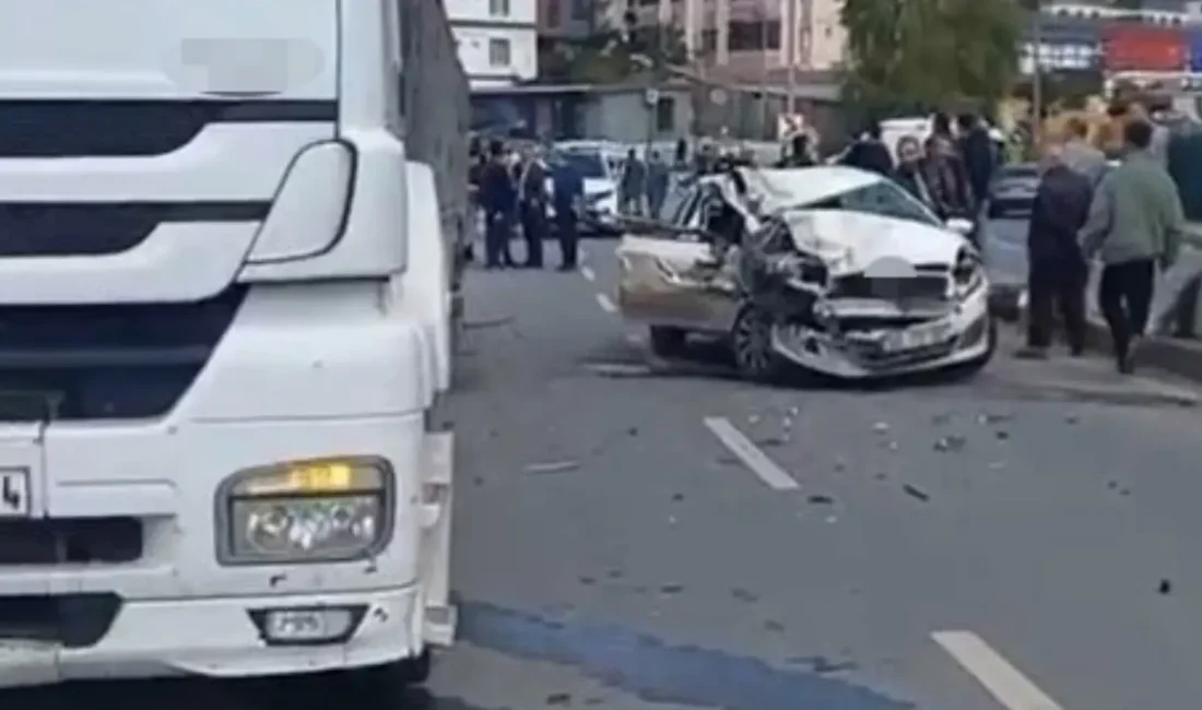 İstanbul Arnavutköy’de, Bolluca Yolu Yıldırım Beyazıt Caddesi’nde meydana gelen trafik