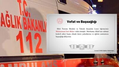 Çorum’un Osmancık ilçesinde motosikletin köprüden çaya düşmesi sonucu 16 yaşındaki