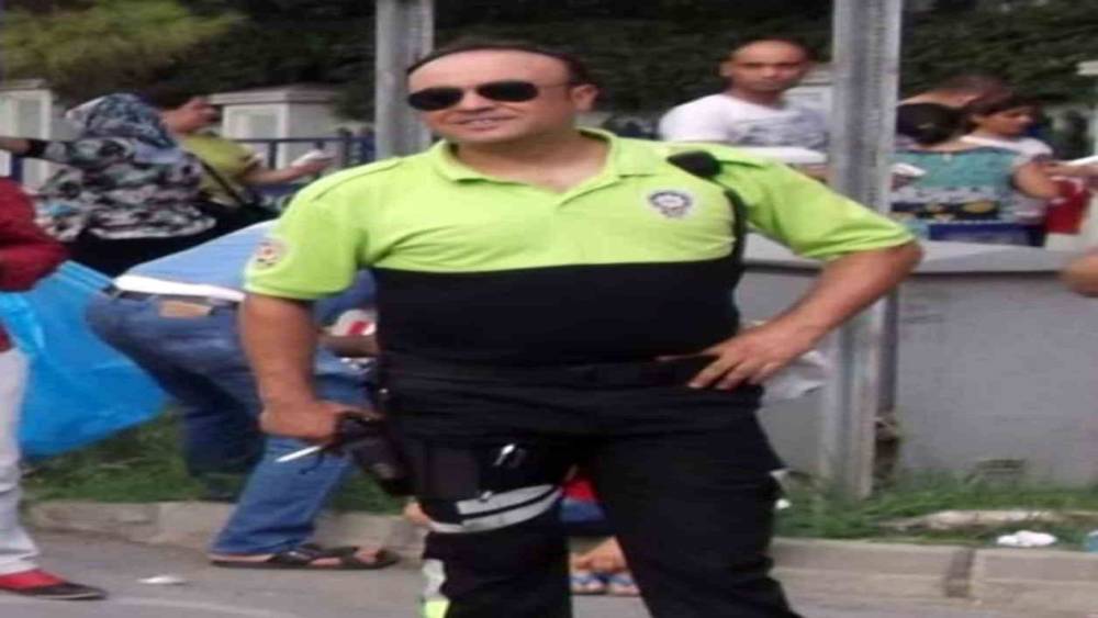 Muğla’da saygın trafik polisi Deniz Çakıcı için Valilik bahçesinde yapılan