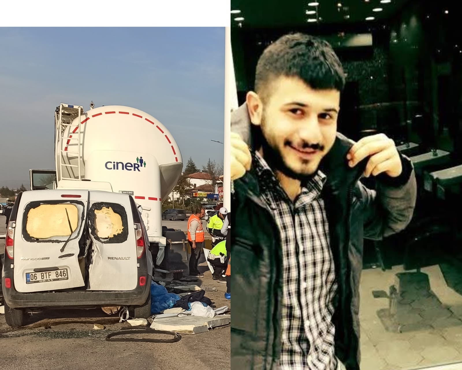 Kahramankazan’da meydana gelen trafik kazasında Serhat Yalçın (33), eşi Kinem