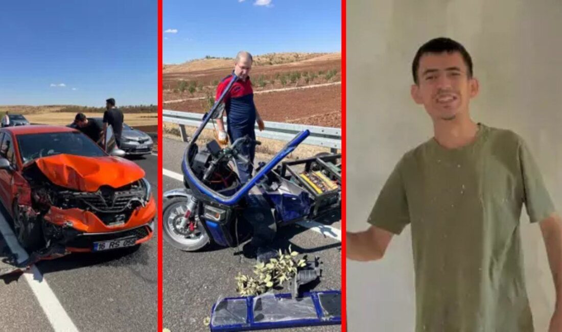 3 tekerlekli motosiklet kazasında ağır yaralanan Mehmet Salih Eroğlu yaşam