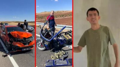 3 tekerlekli motosiklet kazasında ağır yaralanan Mehmet Salih Eroğlu yaşam