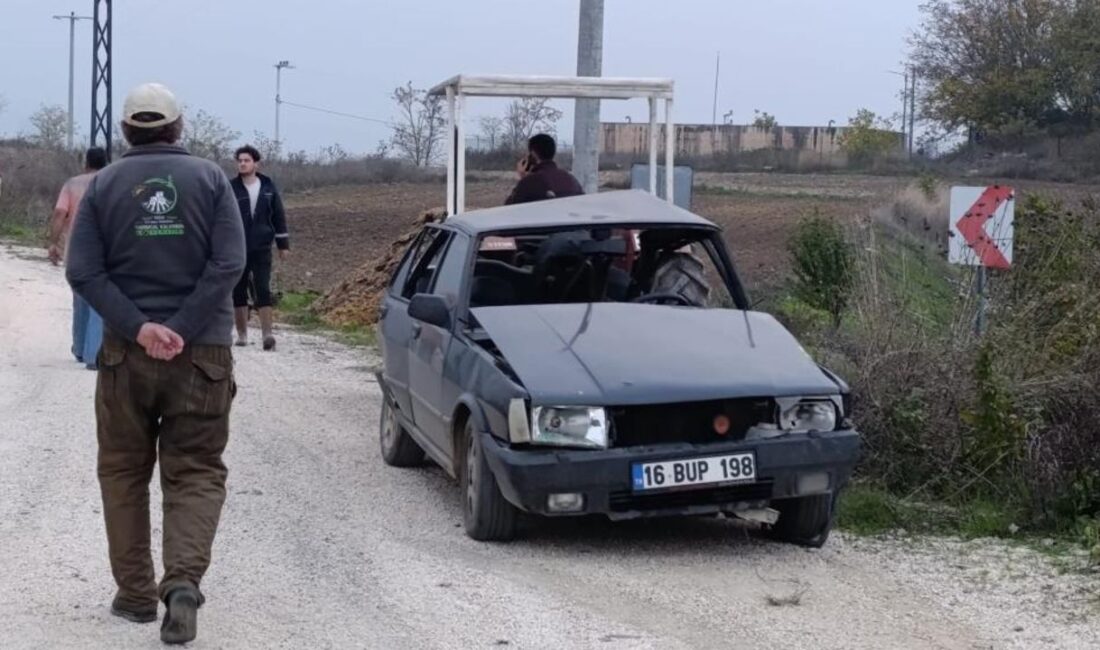 Halit Arslan, Bursa Yenişehir’de iki otomobilin çarpıştığı kazada yaralandı. Halit