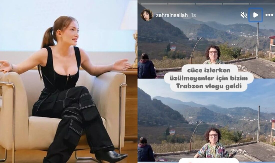 Danla Bilic’in podcast yayını sırasında yaptığı ‘cücelere üzülüyorum’ ifadesi, Zehrainşallah’ın