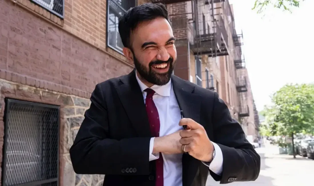 Zohran Mamdani, 5 Kasım 2025’te New York City’de zafer ilan
