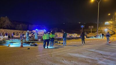 Hatay’ın Antakya ilçesinde EXPO mevkiinde motosikletin devrilmesiyle 16 yaşındaki İrfan