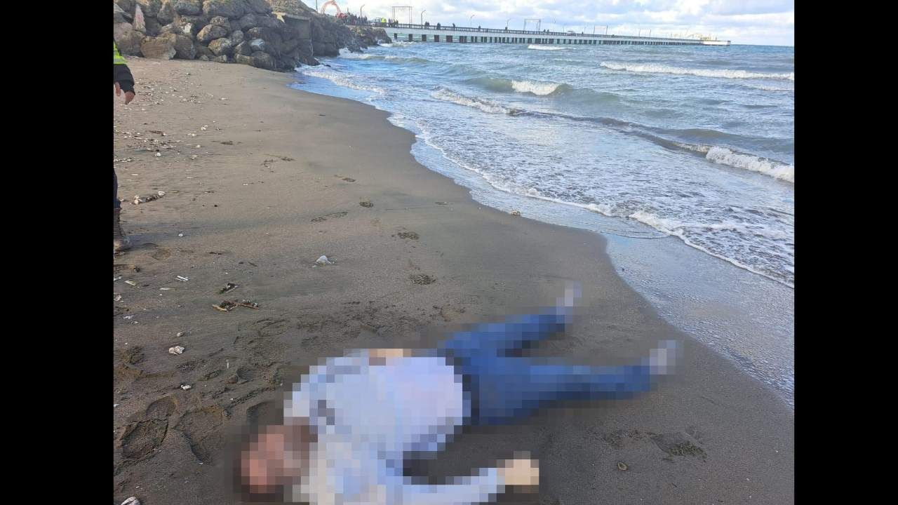 Samsun’da denize düşen Mümin E. (32), Atakum Çobanlı İskelesi açıklarında