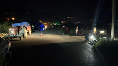 Aydın’ın Bozdoğan ilçesi Yazıkent yolunda motosiklet ile traktörün çarpıştığı kazada