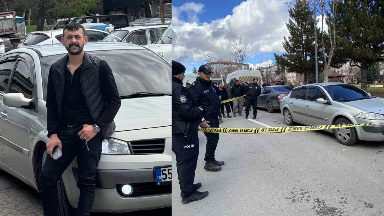 Çorum'da cadde kenarında park halindeki otomobilde 30 yaşındaki Oğuzhan Karameşe'nin
