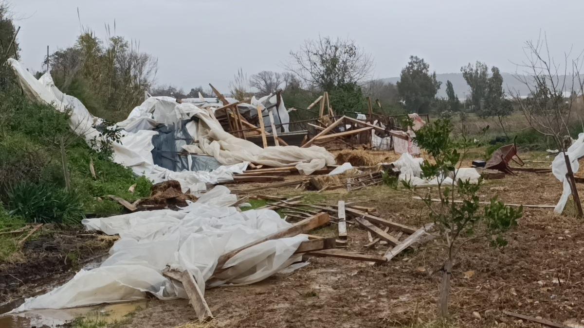 Antalya Manavgat'ta gece yarısı etkili olan hortum, Çolaklı, Büklüce ve
