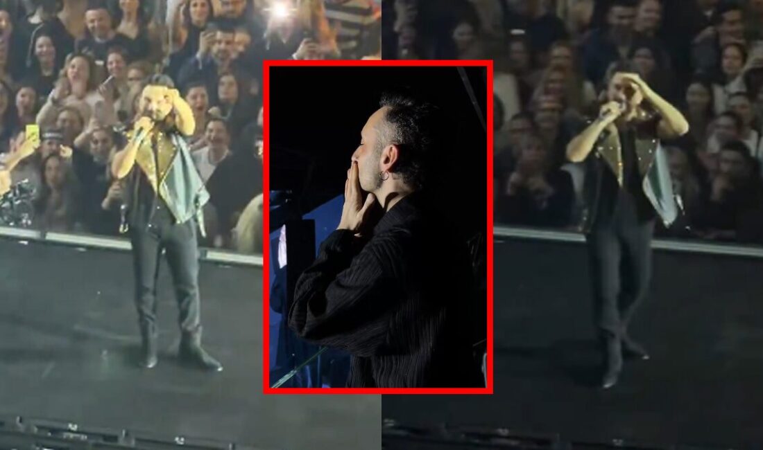 Tarkan, İstanbul konserinde seyirciler arasında Mabel Matiz’i fark ederek ona