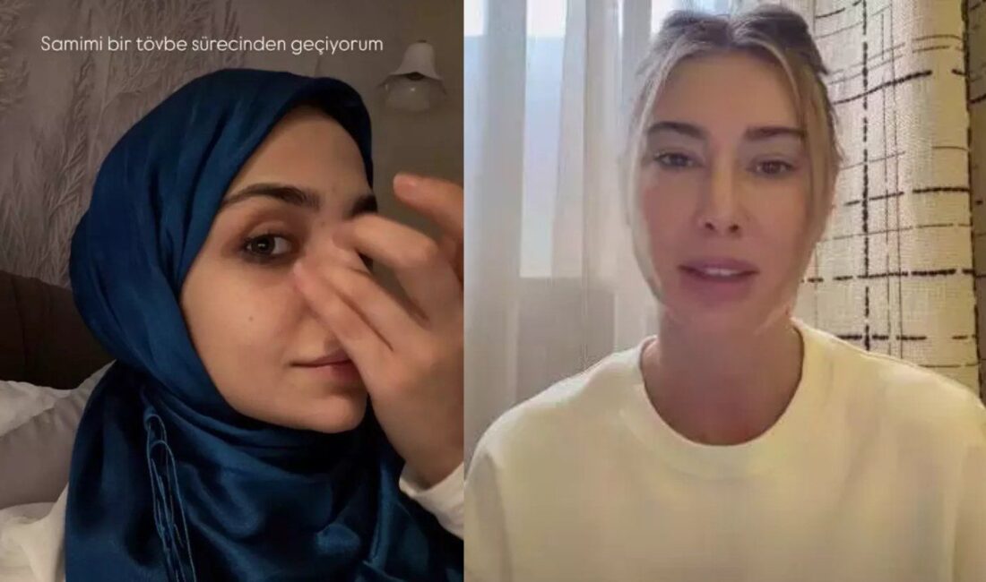  Oyuncu Bahar Şahin, sosyal medya hesabından başını örterek paylaştığı