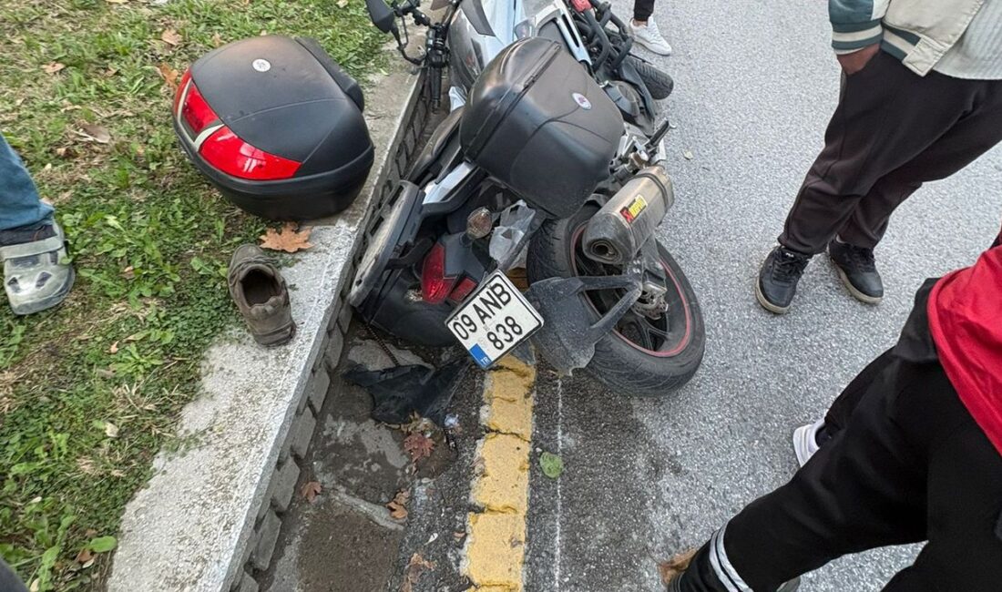 Aydın Efeler ilçesinde İmam Hatip Kavşağı’nda motosikletin çarptığı yaya Yavuz