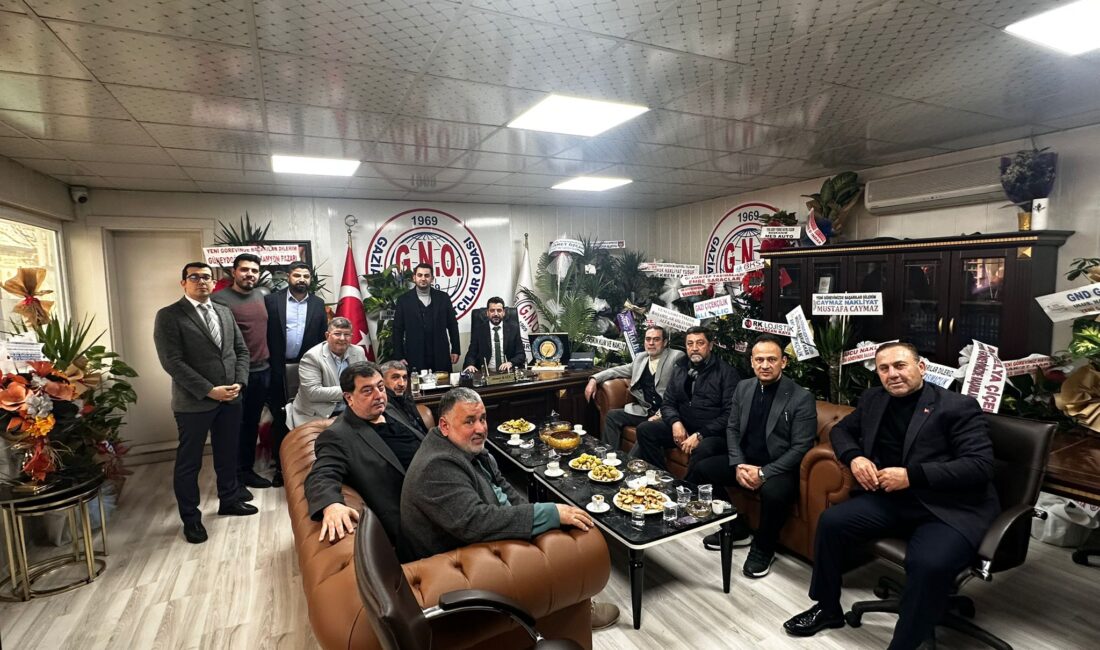 UND Gaziantep heyeti, Gaziantep Umum Nakliyatçılar Esnaf Odası Başkanlığına seçilen