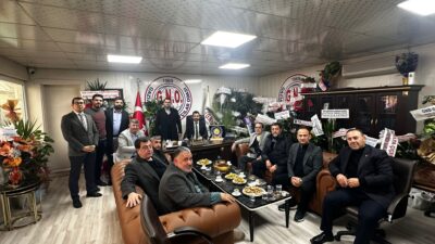 UND Gaziantep heyeti, Gaziantep Umum Nakliyatçılar Esnaf Odası Başkanlığına seçilen