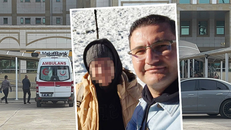 Antalya Adalet Sarayı’nda görevli güvenlik görevlisi Türker Çetinkaya, personel tuvaletinde