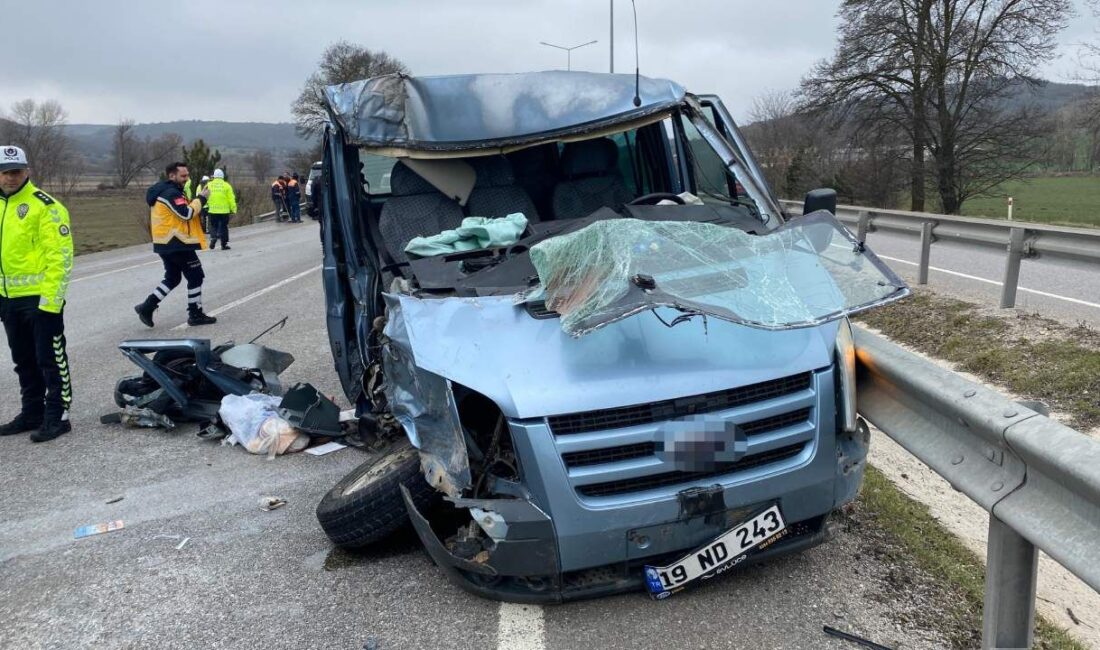 25 Yaşındaki Merve Elmas Çorum-Samsun Yol Kazasında Hayatını Kaybetti Çorum-Samsun karayolu Kaymakçı mevkii üzerinde seyir halindeki 19 ND 243