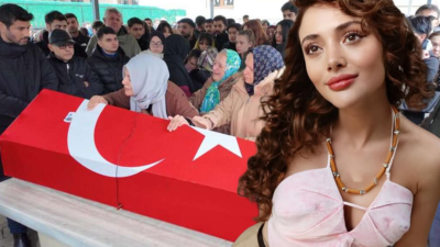 Oyuncu Rabia Soytürk, hayatını kaybeden rol arkadaşı İbrahim Yıldız'ın cenazesindeki