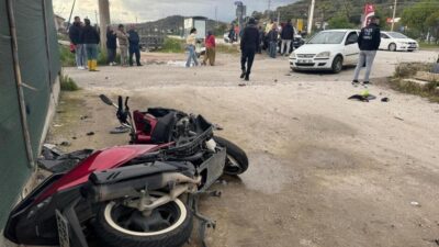 Muğla’nın Fethiye ilçesinde bir otomobille çarpışan motosikletin 18 yaşındaki sürücüsü
