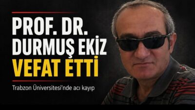 Trabzon Üniversitesi öğretim üyesi Prof. Dr. Durmuş Ekiz (Akademisyen), lojmanında