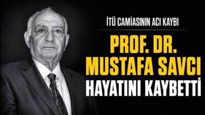  İTÜ Makina Fakültesi emekli öğretim üyesi Prof. Dr. Mustafa