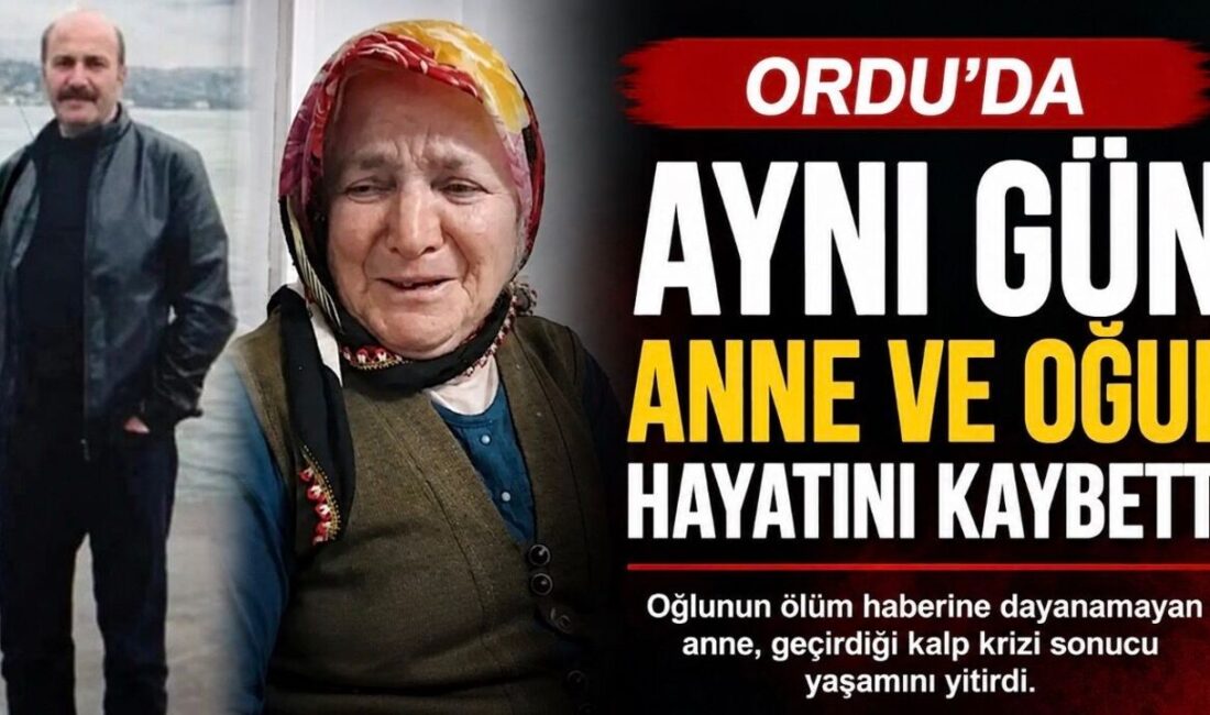 Ordu Akkuş'ta yürek burkan olay! Kalp krizi geçiren oğlunun haberini