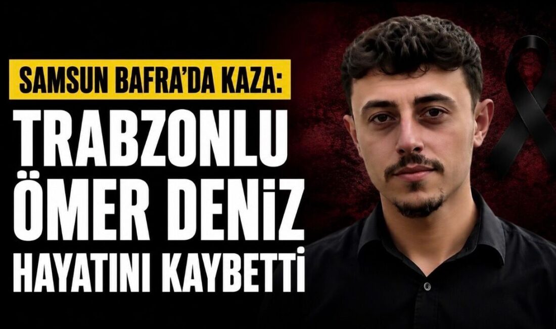 Samsun Bafra'da motosikletiyle seyir halindeyken kaza yapan Araklılı genç Ömer