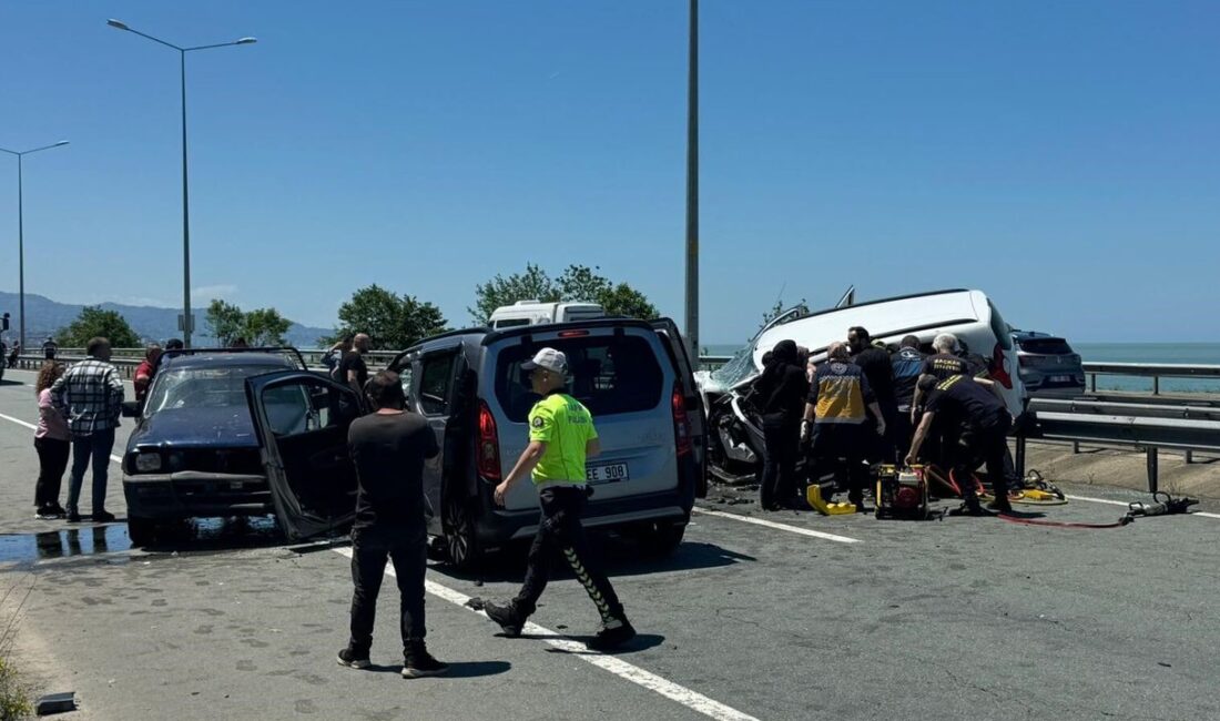 Rize'de meydana gelen zincirleme kazada Mevlüt Hatinoğlu ve Makbule Hatinoğlu