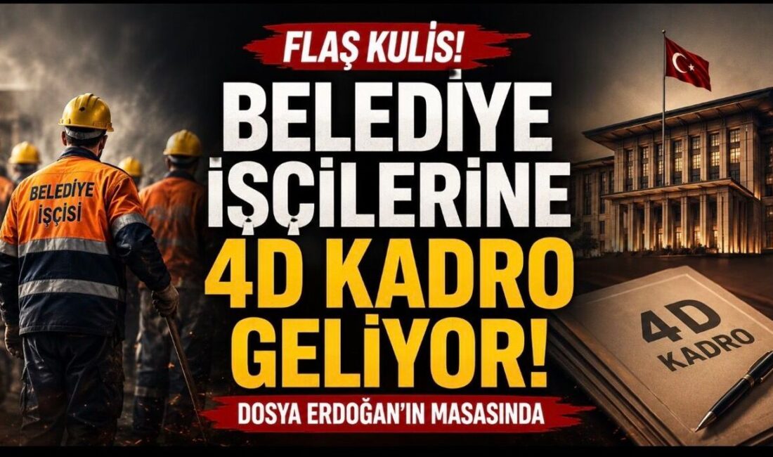 4D Kadro Düzenlemesi Masada: Belediye İşçileri İçin Yeni Dönem Belediye şirket işçileri 4D kadroya geçiyor mu? Ankara kulislerinden sızan