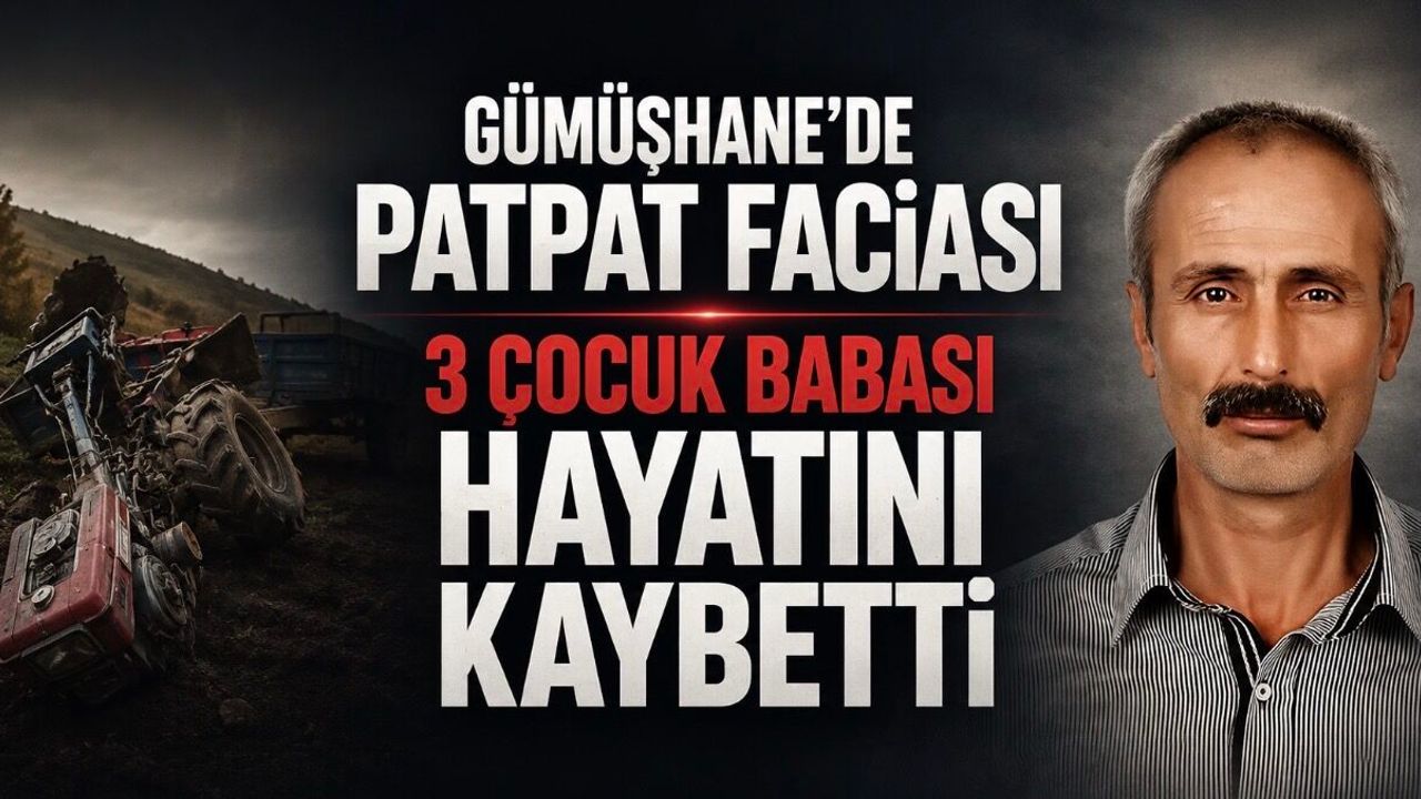 Dursun Karakaş, Çayırçukur köyündeki tarlasında patpat kazası geçirdi. 3 çocuk