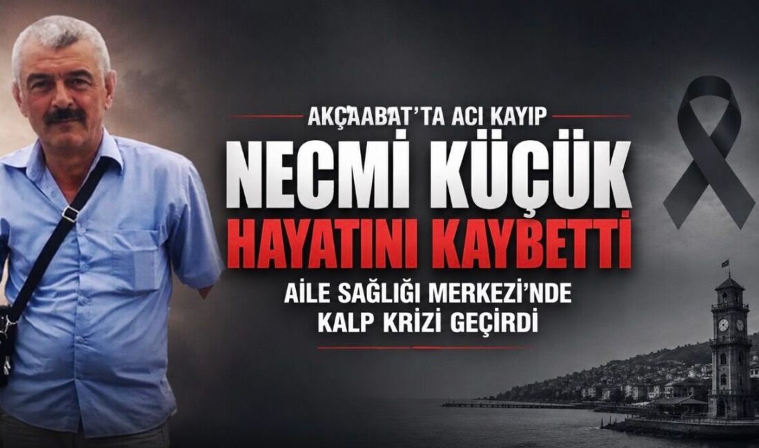 Akçaabat’ta acı olay: Necmi Küçük ilaç yazdırırken can verdi Trabzon Akçaabat'ta Necmi Küçük isimli vatandaş, sağlık merkezi önünde fenalaşarak