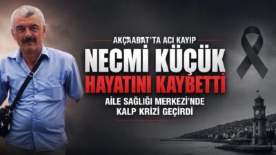 Trabzon Akçaabat'ta Necmi Küçük isimli vatandaş, sağlık merkezi önünde fenalaşarak