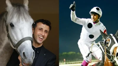 Jokey Gökhan Kocakaya yarış sırasında bindiği atın düşmesi sonucu hastaneye