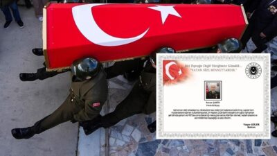 MSB duyurdu: Fırat Kalkanı Harekat Bölgesi'nde görev yapan kahraman silah