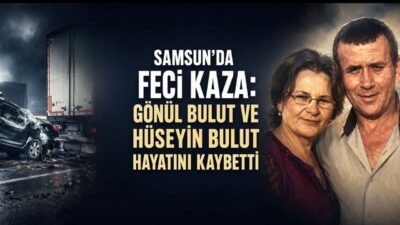 Samsun-Sinop karayolu Yakıntaş mevkiinde meydana gelen feci kazada, tırın dorsesine