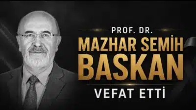 Prof. Dr. Mazhar Semih Başkan kimdir, neden öldü? Türk genel